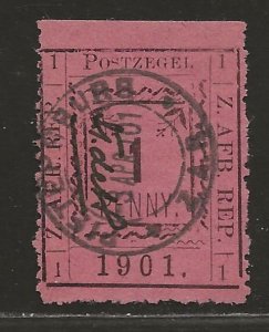 TRANSVAAL SC# 196 (SG#25e)    RIGHT 'AFB'    AVF/CTO