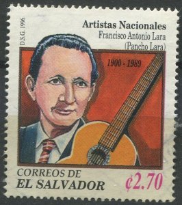 El Salvador Sc#1439 Used, 2.70col multi, Local Artists (1996)