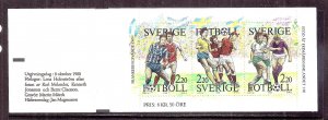 SWEDEN SC# 1708a COMP BKLT  FVF/MOG 1988