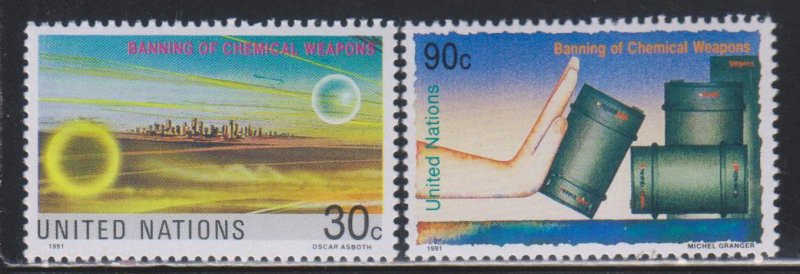 United Nations - New York, Chemical Weapons (SC# 595-596) MNH SET