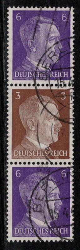 Germany Scott # 510 (2), 507, used, se-tenant, Mi # S277