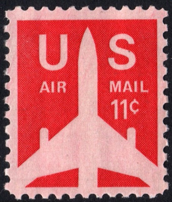 SC#C78 11¢ Silhouette of Jet (1971) MNH