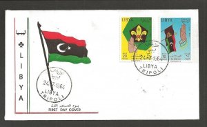 1964 Libya Promise camp Boy Scouts FDC