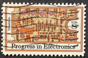 US #1501 Used F/VF 8c Progress in Electronics 1973 [G9.7.3]