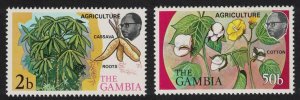 Gambia Agriculture 3rd series 2v 1973 MNH SG#307-308