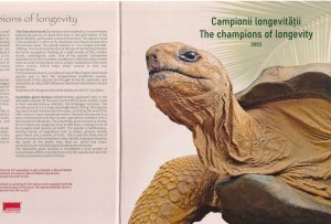 Romania 2023 STAMPS FOLDER MARINE ANIMALS TURTLE SHARK WHALE MNH POST