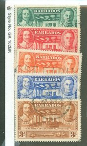 Barbados #202-206  Single (Complete Set)