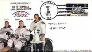 8.5.1971 - Apollo 15 The 5th Manned Lunar Landing Mission - Houston, TX - F73430