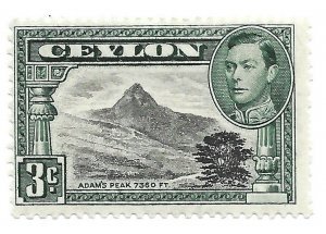 Ceylon #279w MH Stamp CAT $8.00