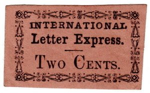 (I.B) US Local Post : International Letter Express 2c