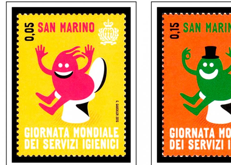 COLOR PRINTED SAN MARINO 2011-2020 STAMP ALBUM PAGES (58 illustrated pages)