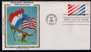 US 2003 Netherlands Colorano U/A FDC