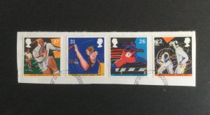 1991 GB. World Student Games. Set of 4 used stamps ex FDC.