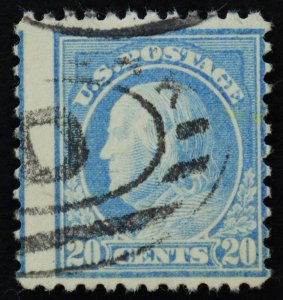 U.S. Used Stamp Scott #515 20c Franklin. EFO: Shift. Choice!