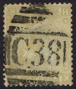 GREAT BRITAIN 1867 QV 9D USED IN CALLAO PERU