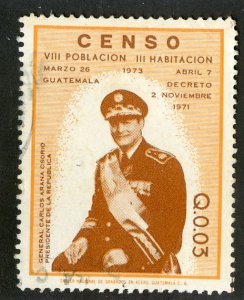GUATEMALA 421 USED BIN .50