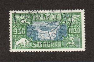 Iceland - Sc# C7 Used      -       Lot 1123104