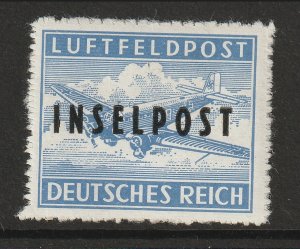 Germany Rhodes Feldpost Notes Type 8A Mint NH / Signed Dr Dub of Germany - S4281