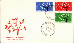 Cyprus, Worldwide First Day Cover, Europa