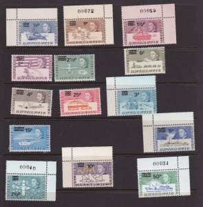 BRITISH ANTARCTIC TERRITORY SCOTT #25-38 QE II DEFINITIVE CPL SET MINT NH BAT