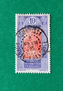 FRENCH GUINEA Scott 70 with Kouroussa cancel (See description)