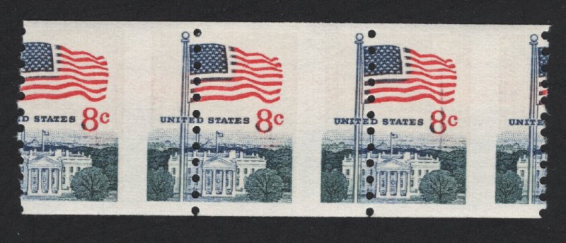 United States MINT Scott Number 1338G MISCUT STRIP OF THREE  MNH  #B1 - BARNEYS