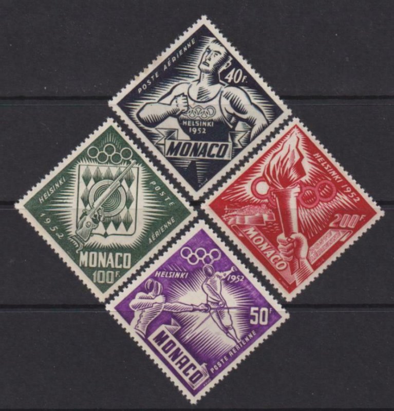 Monaco 1953 SC C36-C39 MNH