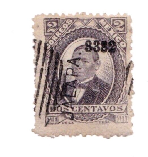Mexico stamp #132, used, thin paper, SCV $24.00 - FREE SHIPPING!! 