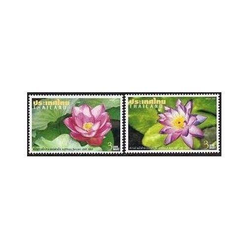 Thailand 2028-2029,2029a,MNH. Diplomatic Relations-Australia.Pink,Purple Flowers