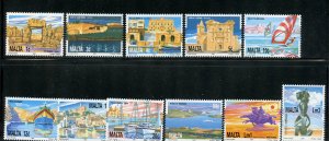 Malta # 783-94, Mint Never Hinge. CV $ 24.20