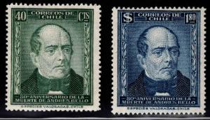 Chile Scott 245-246 MH*set