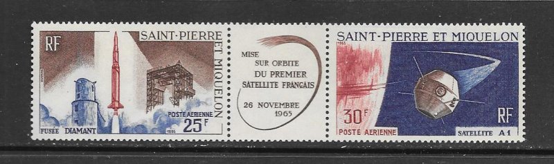 ST PIERRE & MIQUELON #C31a SATELLITE A1 MNH