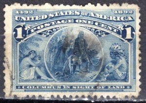 U.S.A.; 1893; Sc. # 230; Used Single Stamp