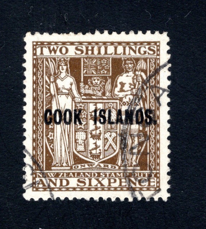 Cook Islands, Scott 124A,   VF, Used, CV $45.00  .... 1500062