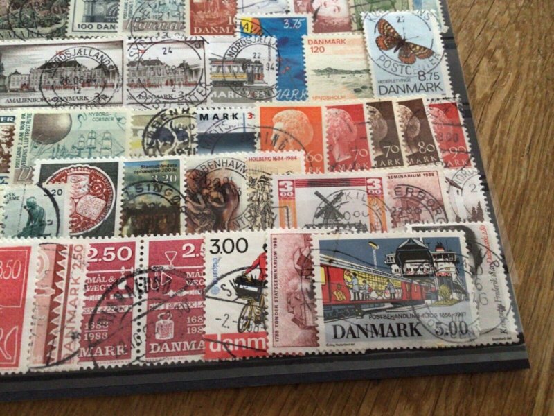 Denmark mounted mint or used stamps  A12352