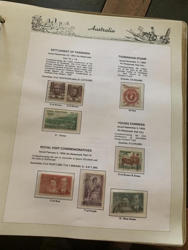 Australia Collection from 1927 to 1978 Used Cat. Value $575