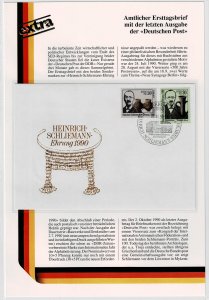 Germany 1990/91/92, Historical documents,FDC's