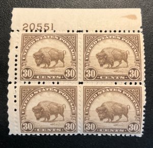 Stamps US Scott #700 p# block of 4 never hinged