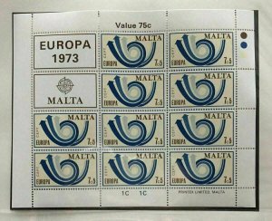 Yugoslavia Malta Bulgaria Romania Czech 1970s Europa Sheets AlbumGM648