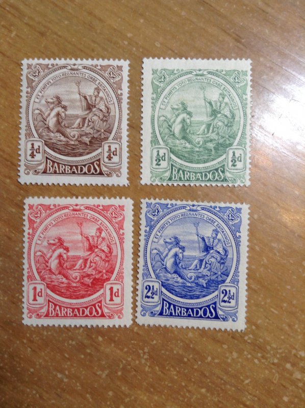 Barbados  # 127-29/31  MH