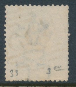 Mauritius 1863-72 2 cents SG 59 Sc 33 Blue WMK Crown CC Used