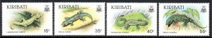 Kiribati - 1986 Geckos Set MNH** # SG 261-264