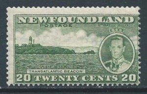 Newfoundland #240b NH 20c Cape Race Perf. 13 1/4