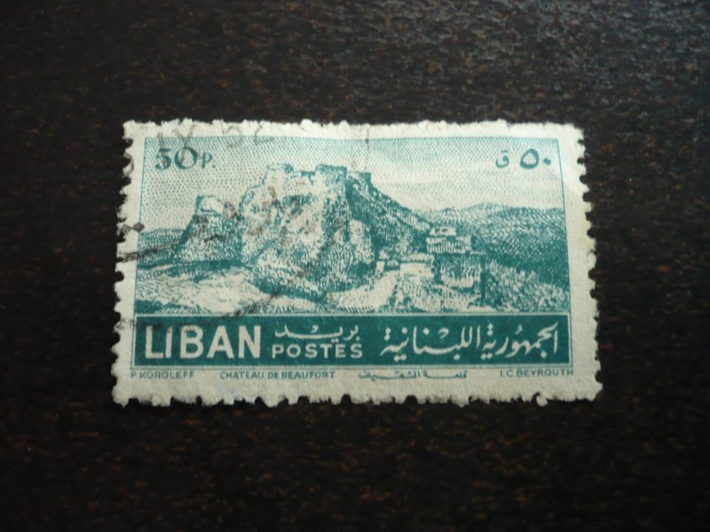 Stamps - Lebanon - Scott# 264 - Used Part Set of 1 Stamp
