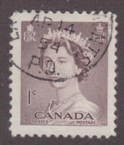 Canada 325 Queen Elizabeth II, Karsh Portrait 1¢ 1953