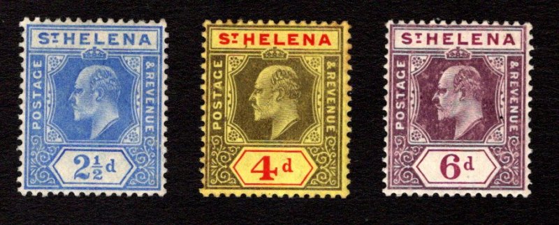 ST. HELENA  SC# 56-58  FVF/MOG