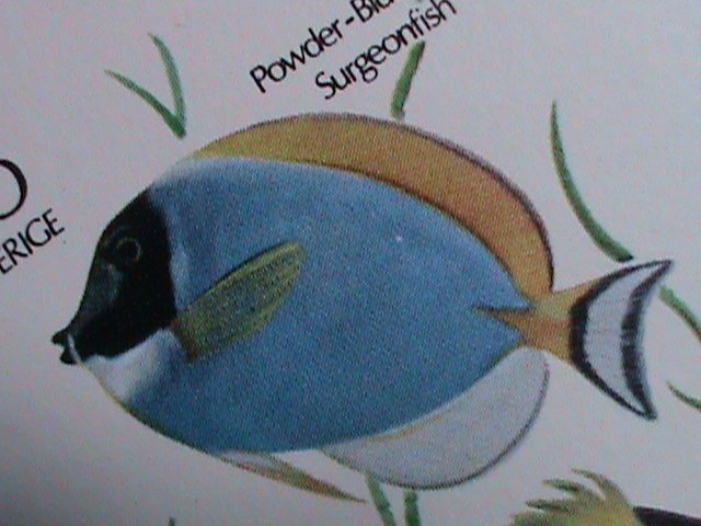 ​STATE OF OMAN STAMP- BEAUTIFUL LOVELY ANGEL FISH IMPERF MNH -S/S SHEET VF