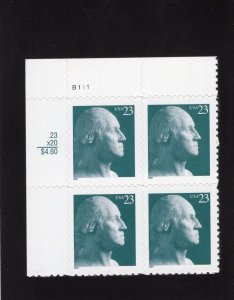 3468a Washington, MNH UL-PB/4 (#B111)