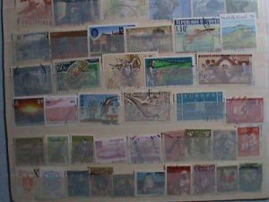 WORLDWIDE COLLECTION - 64 DIFFERENT- PICTORIAL USED STAMPS VF-HIGH CAT. VALUE.