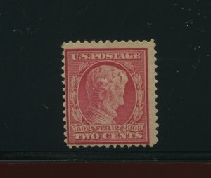 369 Lincoln Bluish Paper Mint  Stamp with PSAG Cert  (Stock 369 PSAG A1)